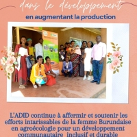 Célébration de la IWD avec la femme burundaise