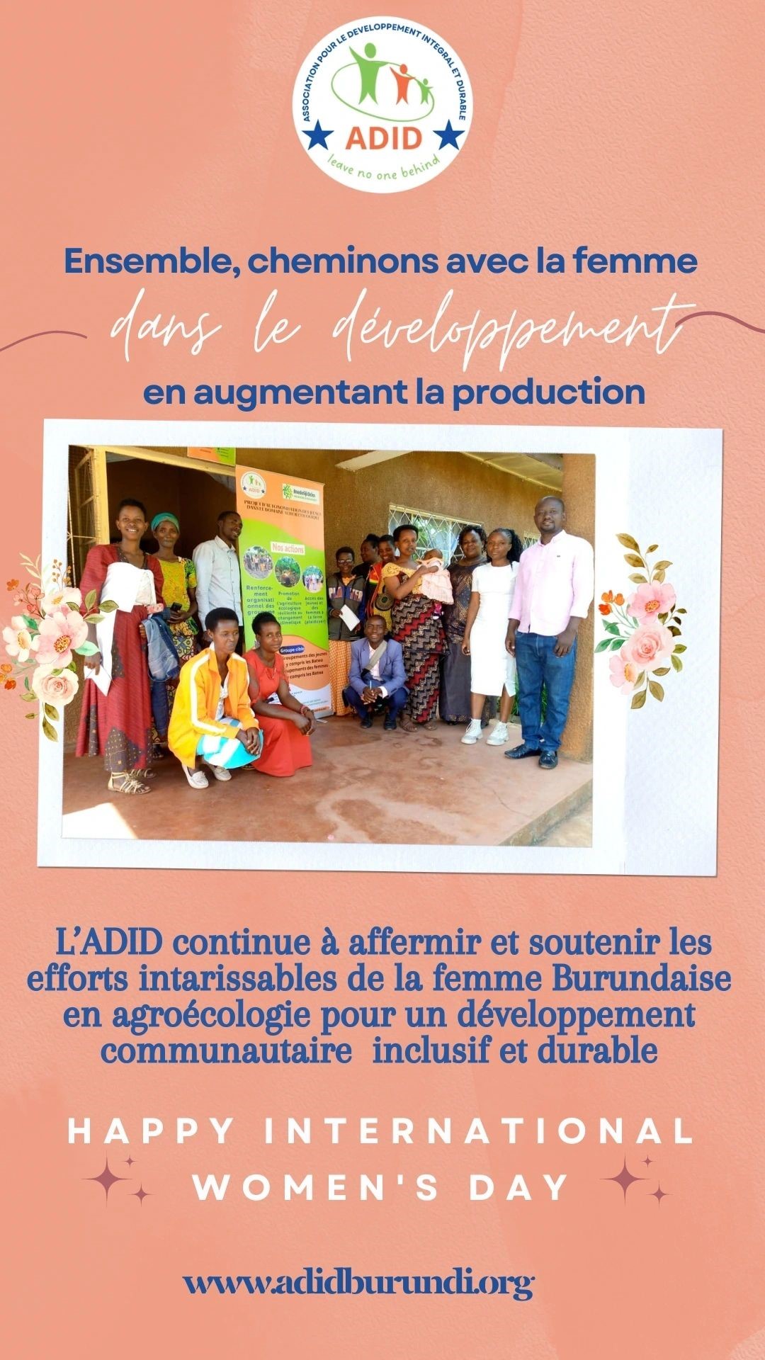 Célébration de la IWD avec la femme burundaise